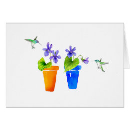 バイオレットおよびハチドリ