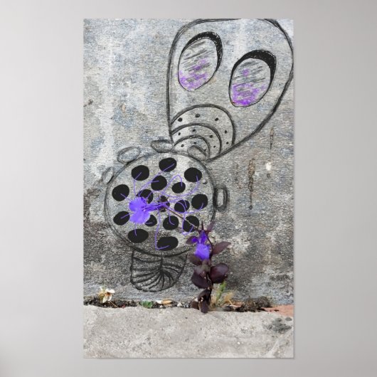 バイオレットからガス保護マスク？ ポスター (正面)