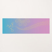 バイオレットからブルーマンダラヨガマット ヨガマット (裏面(横))