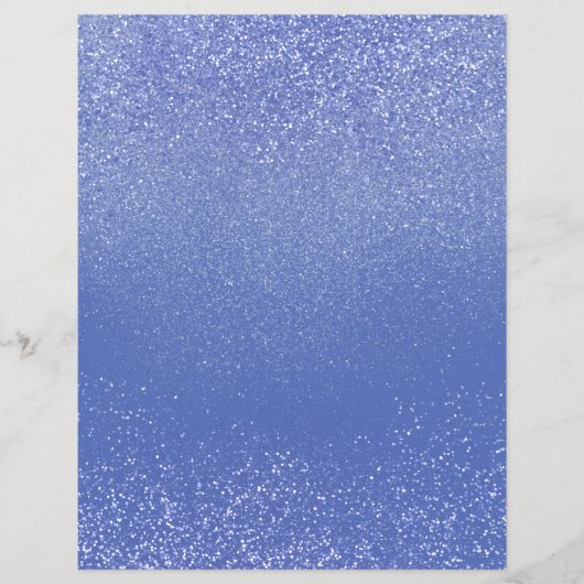 バイオレットきらめくグリッターダストスクラップブック紙 (正面)