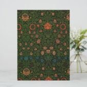 バイオレットとオダマキ(植物)(ウィリアム・モリス著) カード (スタンド正面)