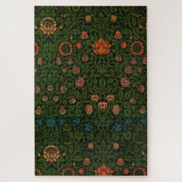 バイオレットとオダマキ（植物）（ウィリアム・モリス著） ジグソーパズル