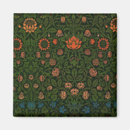 バイオレットとオダマキ（植物）（ウィリアム・モリス著） マグネット