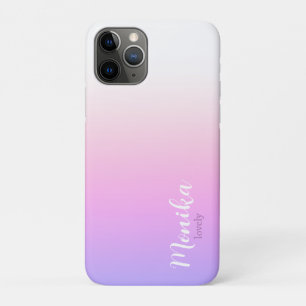 バイオレットとピンクのグラデーション デザイン iPhone 11 PROケース