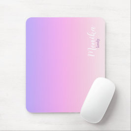 バイオレットとピンクのグラデーションiPad Airカバー マウスパッド