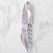 バイオレットと金ゴールド大理石 ソムリエナイフ (裏面)