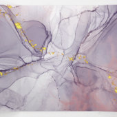 バイオレットと金ゴールド大理石 三つ折りカード (内部中)