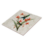 バイオレットによっておおわれる森の精のハチドリのセラミックタイル タイル (側面)