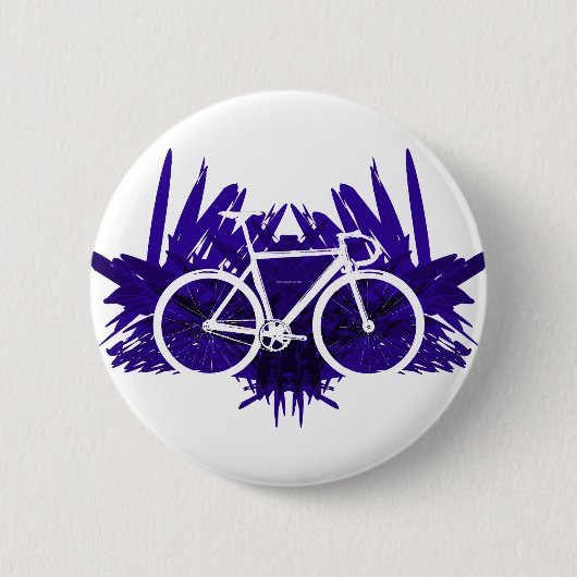 バイオレットのトラック自転車 缶バッジ (正面)