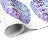 バイオレットの松ぼっくり包装紙 ラッピングペーパー (ロールコーナー)