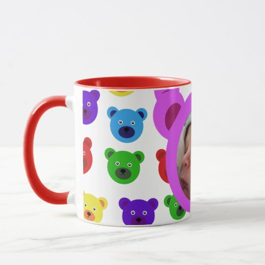 バイオレットの熊 マグカップ (左)