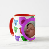 バイオレットの熊 マグカップ (正面左)