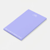 バイオレットの白い自転車 ポストイット (アングル)