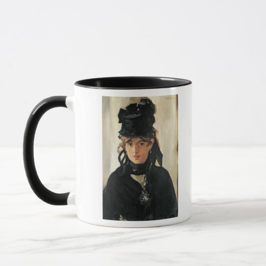 バイオレットの花束とのManet |ベルト・モリゾ マグカップ (左)