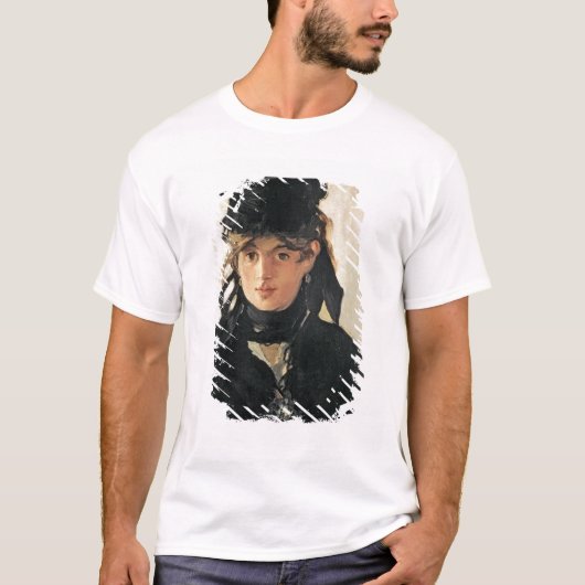 バイオレットの花束とのManet |ベルト・モリゾ Tシャツ (正面)