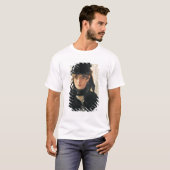 バイオレットの花束とのManet |ベルト・モリゾ Tシャツ (正面フル)
