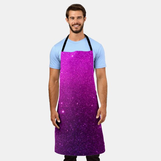 バイオレットの高級感。紫色の休日の背景。 エプロン (着用した状態)