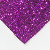 バイオレットの高級感。紫色の休日の背景。 フリースブランケット (角)