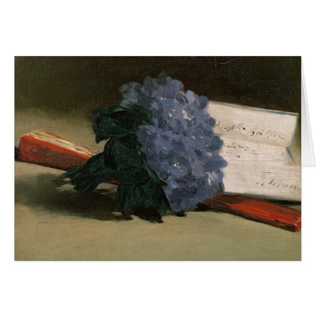バイオレットのManet |の花束、1872年 (正面横)