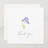バイオレットアイリスサンキューカード サンキューカード (正面/裏面)
