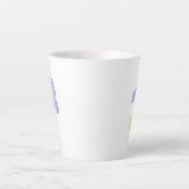 バイオレットアイリス カフェラテマグ (正面)