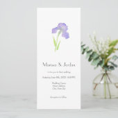 バイオレットアイリス 招待状 (スタンド正面)