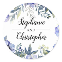 バイオレットアネモネ花の水色結婚の