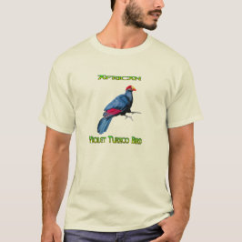 バイオレットアフリカンハシボソバト Tシャツ