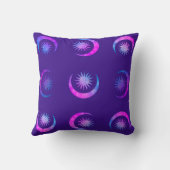 バイオレットインディゴパープルムーン&サンゼンベッドルーム クッション (裏面)