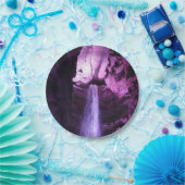 バイオレットウォーターフォール紙プレート ペーパープレート (パーティー)