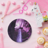 バイオレットウォーターフォール紙プレート ペーパープレート (パーティー)