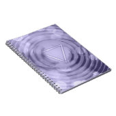 バイオレットエレガントクラウンチャクラスピリチュアルゼン ノートブック (右側)