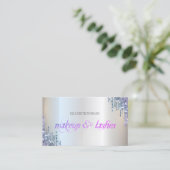 バイオレットエレガントグリッタードリッププロフェッショナル 名刺 (スタンド正面)