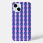 バイオレットキルテッドダイヤモンドフォンケース Case-Mate iPhoneケース (裏面)