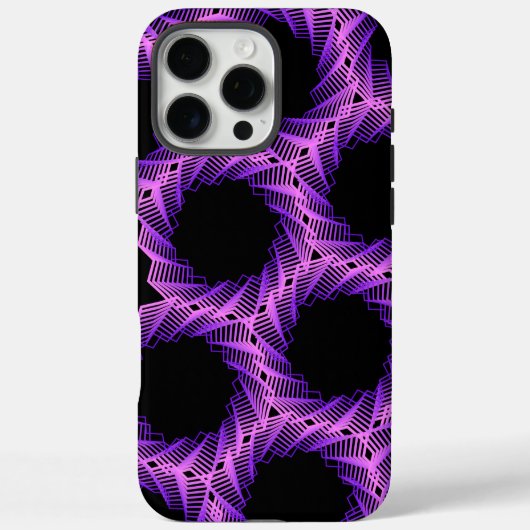 バイオレットグリッドロック Case-Mate iPhoneケース (裏面)