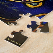 バイオレットサイケデリックパズルバイジュリーアンストリックリン ジグソーパズル (側面)