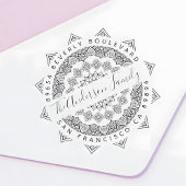 バイオレットサードアイマンダラスクリプト差出人住所 セルフインキングスタンプ