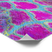 バイオレットジラフェスプリント ポスター (角)