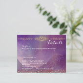 バイオレットスカイ ゴールドムーン 封入カード エンクロージャーカード (スタンド正面)