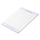 バイオレットスタイリッシュミニマル ノートパッド (アングル)