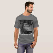 バイオレットスタイルトバル油ブラックリヨンデザイン2 Tシャツ (正面フル)