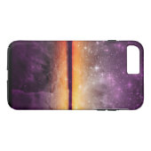バイオレットスターズアンドサンセットレイクiPhone 7プラスケース Case-Mate iPhoneケース (裏面(横))