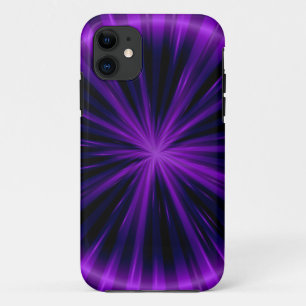 バイオレットスターライトグラフィックアート iPhone 11 ケース