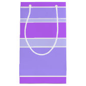 バイオレットストライプ スモールペーパーバッグ (正面)