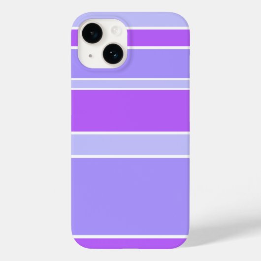 バイオレットストライプ Case-Mate iPhoneケース (裏面)