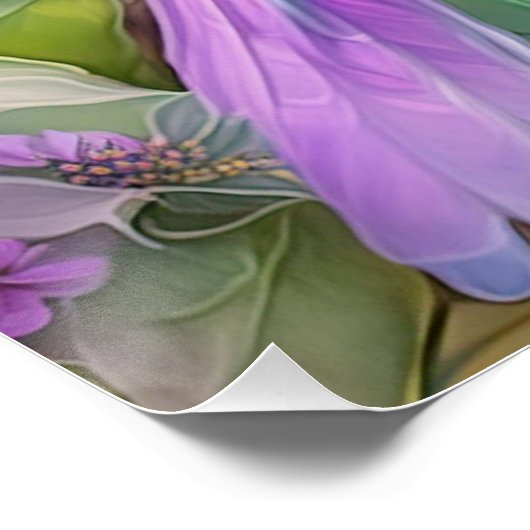 バイオレットタフテッドジェイファンタジー鳥 ポスター (コーナー)