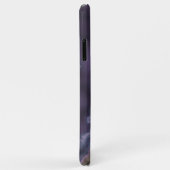 バイオレットダークパープルグレーブラウン大理石アート Case-Mate iPhoneケース (裏面/右)