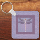 バイオレットドラゴンフライキーチェーン キーホルダー (正面)