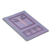 バイオレットドラゴンフライ母の日 ノートブック (右側)