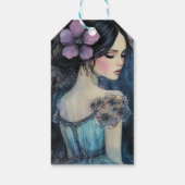 バイオレットドリームウォーターカラー ギフトタグ (裏面)